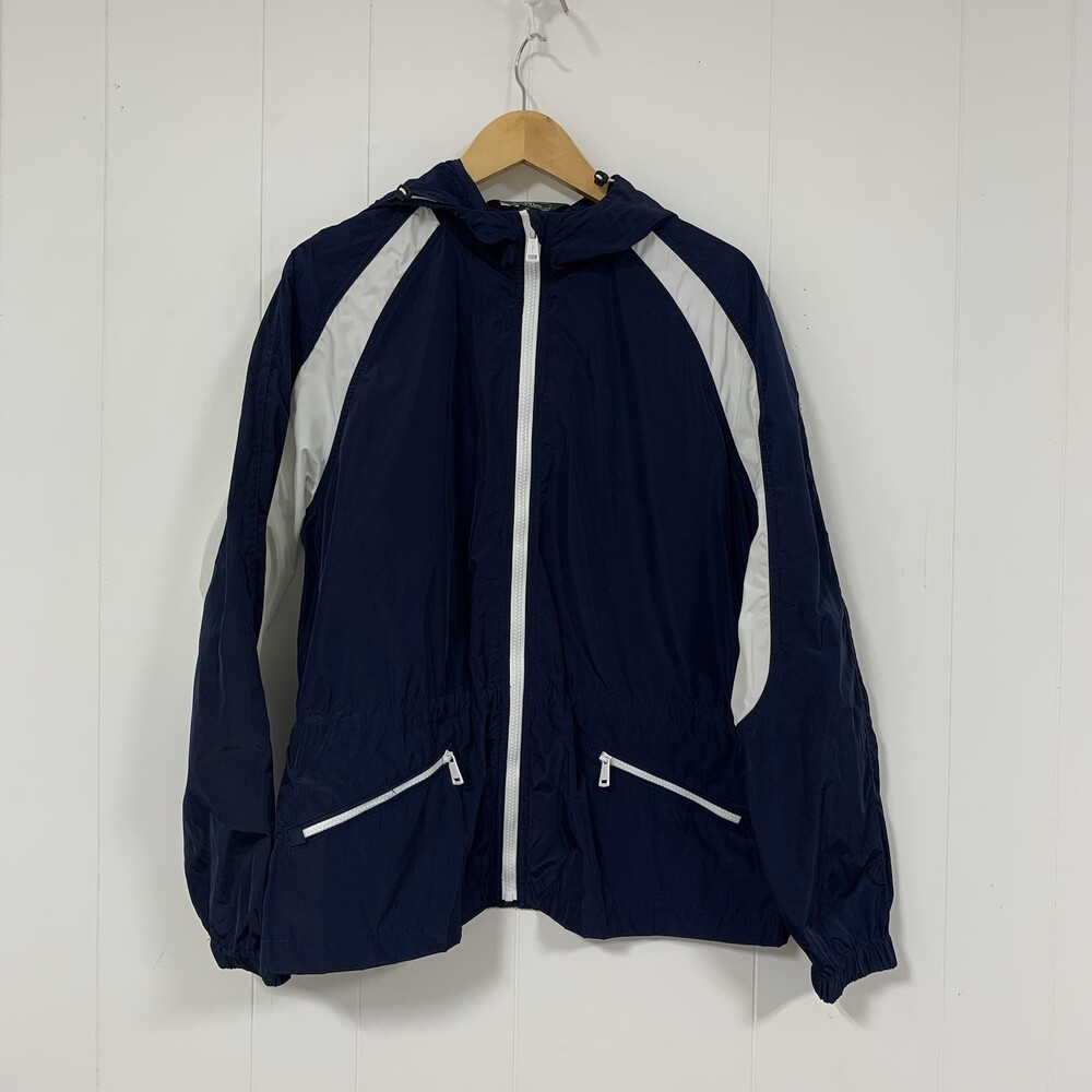 Lauren Ralph Lauren Active Women's Full Zip Hooded Anorak Windbreaker Jacket XL